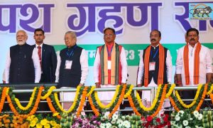 PM Modi congratulates Shri Vishnu Deo Sai on taking oath as Chief Minister of Chhattisgarh