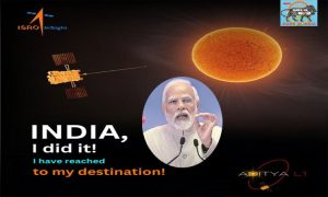 PM Modi celebrates Aditya-L1 reaching its destination