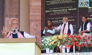 PM Modi inaugurates and lays foundation stone for development projects Rs 11,000 crores in Guwahati