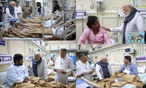 PM Modi Visits LNJP Hospital, Meets Blast Victims