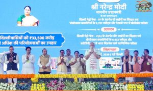PM Modi inaugurates, lays the foundation stone of multiple development projects ₹33,500 crore in Delhi