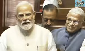 PM Modi addresses the Rajya Sabha