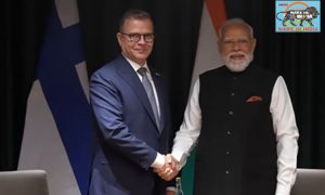 PM Modi’s meeting with Prime Minister of Finland on the margins of the 3rd India-Nordic Summit
