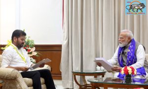 Chief Minister of Telangana meets PM Modi