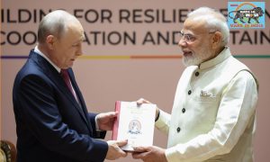 PM Modi meets with the President of the Russian Federation on the sidelines of BRICS Summit